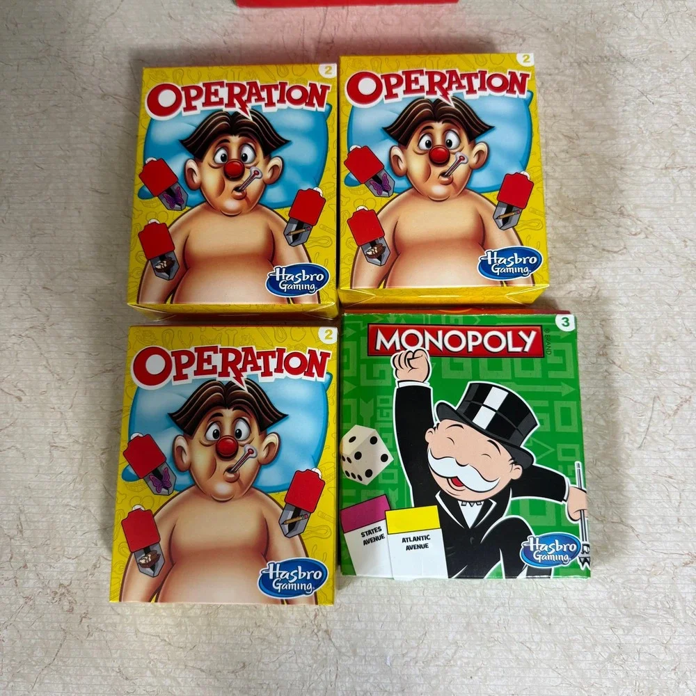 McDonalds‎ Happy Meal Toy 2022 Hasbro Gaming Operation Monopoly Game Set